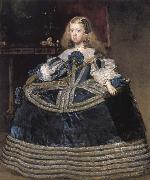 Diego Velazquez Infanta Margarita Teresa in a blue dress oil on canvas